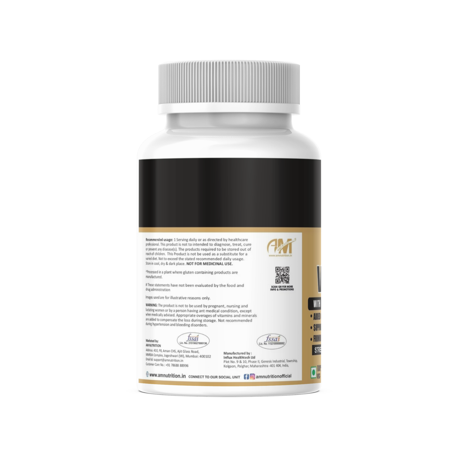 Multivitamin Supports Overall Health & Immunity | Suitable for Both Men & Women (60 Veg Tablet) - Image 2