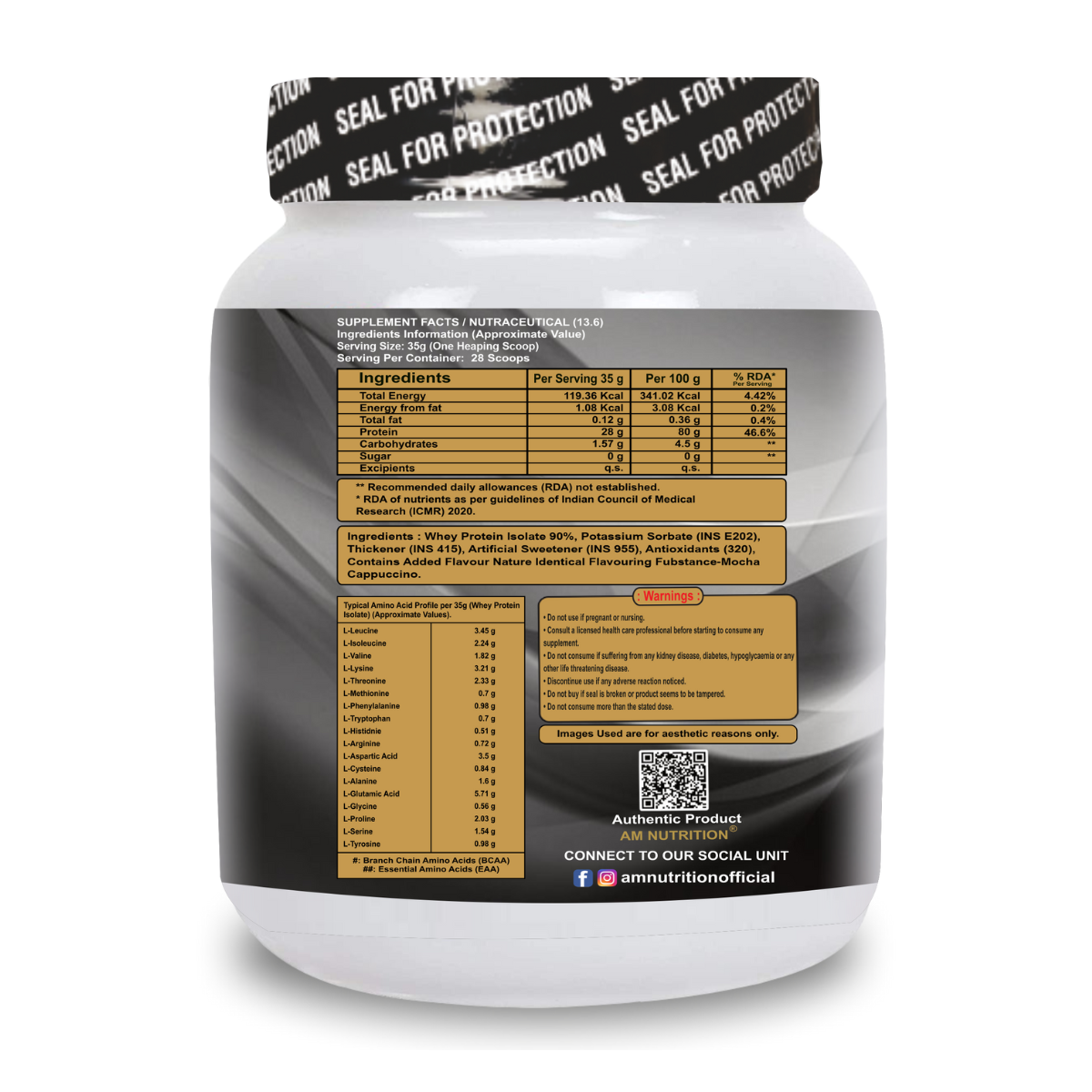 Whey Protein Isolate | 28g Isolate Hydrolyzed Micro-Filtered 90% Whey - Image 2