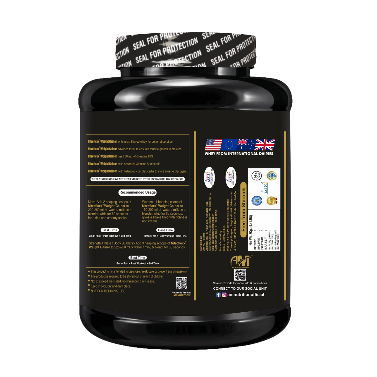 Nitroflexx Weight Gainer for Muscle Growth - Image 2