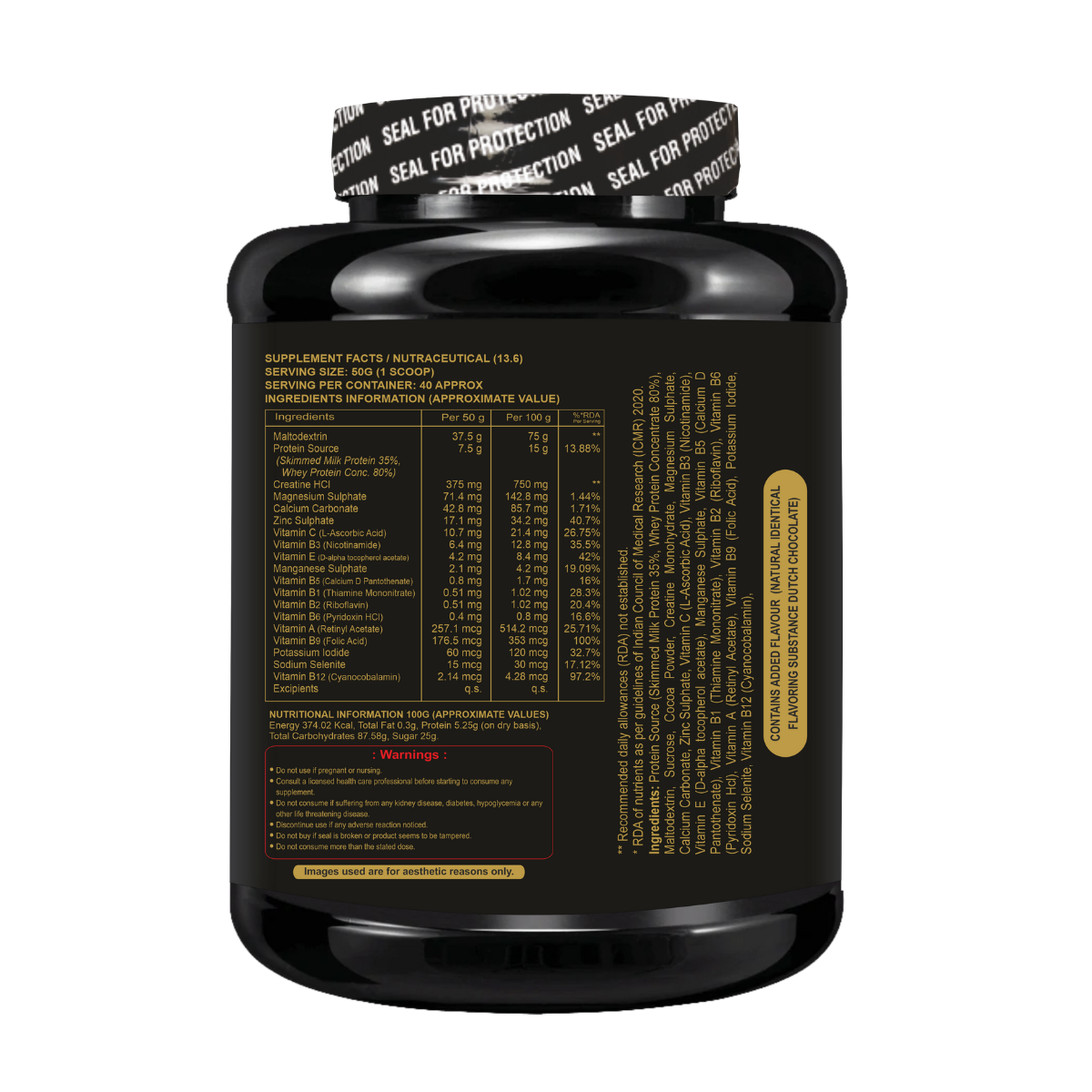 Nitroflexx Weight Gainer for Muscle Growth - Image 3